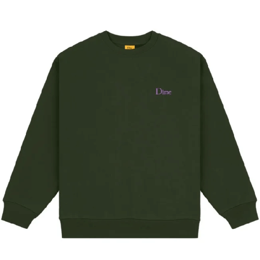 Classic Small Logo Crewneck Forest Green