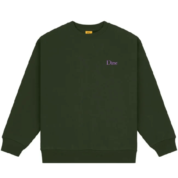 Classic Small Logo Crewneck Forest Green