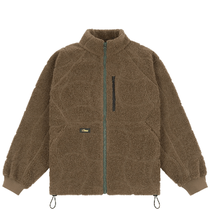 Coverstitch Sherpa Fleece Military Brown