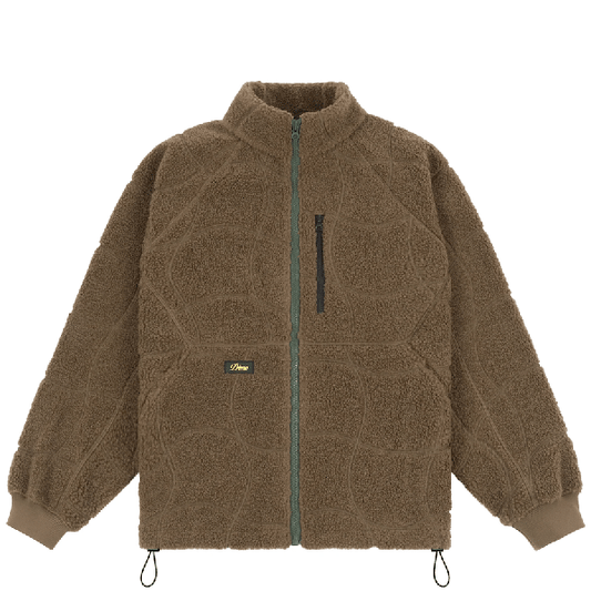 Coverstitch Sherpa Fleece Military Brown