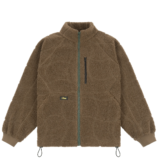 Coverstitch Sherpa Fleece Military Brown