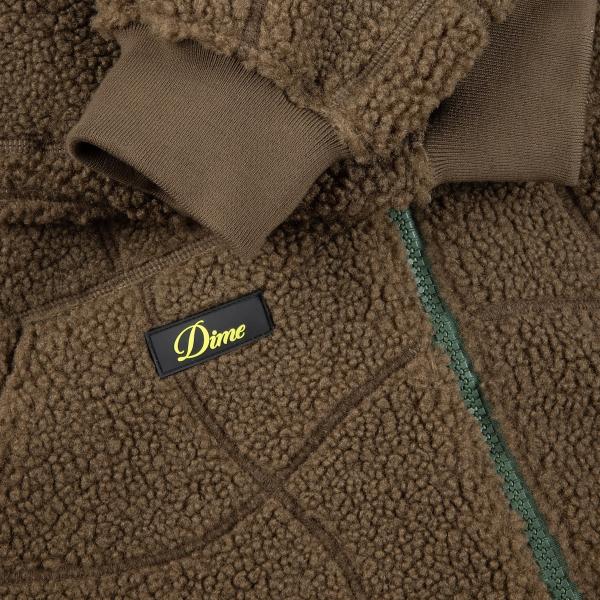 Coverstitch Sherpa Fleece Military Brown