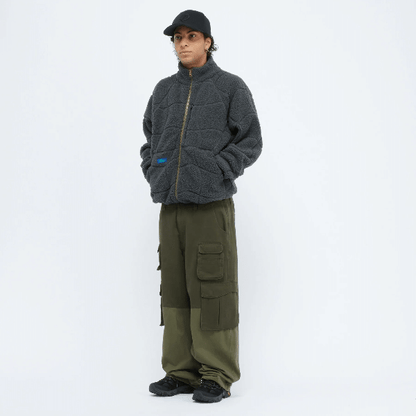 Coverstitch Sherpa Fleece Charcoal