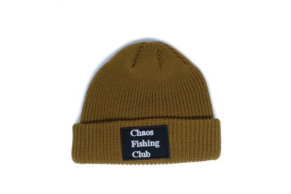 CFC-22AW25 LOGO KNIT CAP BROWN