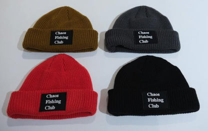 CFC-22AW25 LOGO KNIT CAP BROWN