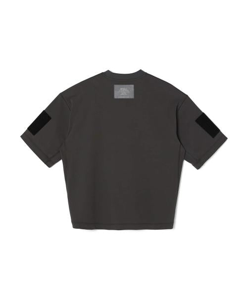 9251-CS51-013 SIDE-PANEL T-SHIRT CHARCOAL