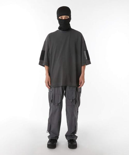9251-CS51-013 SIDE-PANEL T-SHIRT CHARCOAL