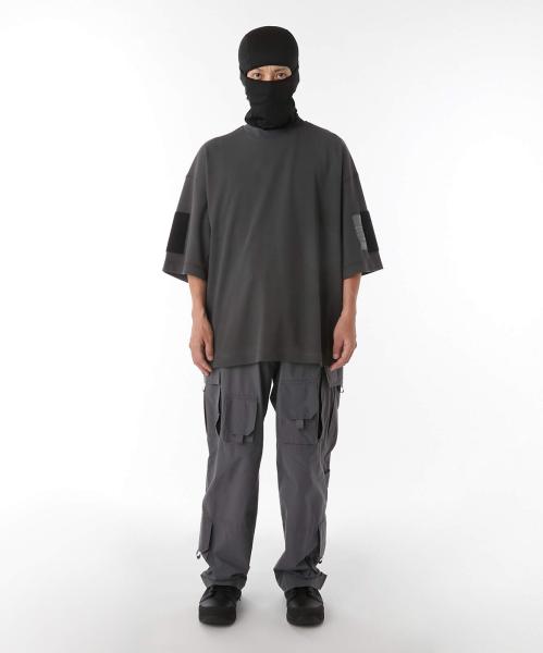 9251-CS51-013 SIDE-PANEL T-SHIRT BLACK