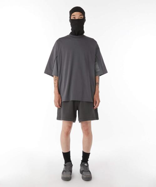 9251-CS53-015 SIDE-PANEL T-SHIRT BLACK
