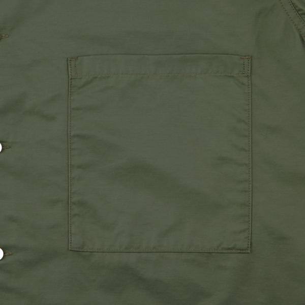 CES26SH01 CN TWILL OPEN SHIRT GREEN