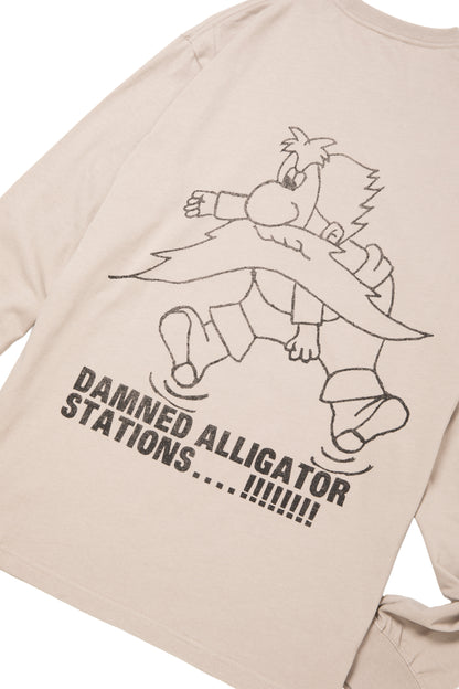 HOMERUN ALLIGATOR STATION L/S TEE CORK