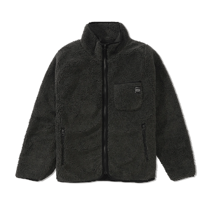 TTT10JK001 ZIP FLEECE CHARCOAL / BLACK