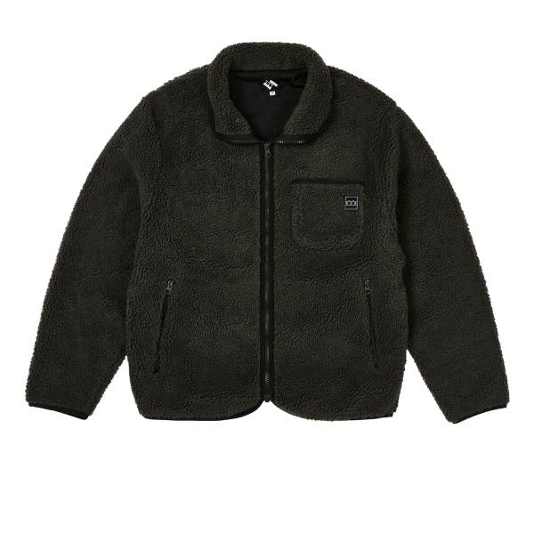 TTT10JK001 ZIP FLEECE CHARCOAL / BLACK