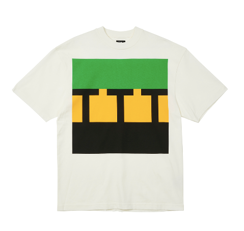 TTT7TS002 BLOCK T-SHIRT WHITE