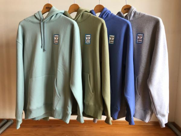 MINI BLUE FRAME PULLOVER HOODIE FL HEATHER GRAY