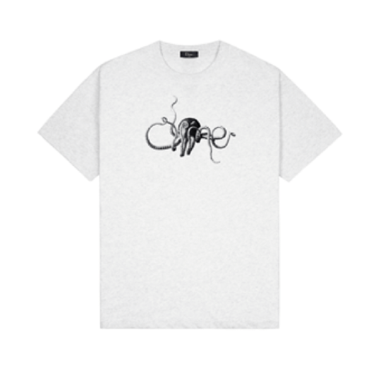 Octopus T-Shirt Baby Ash