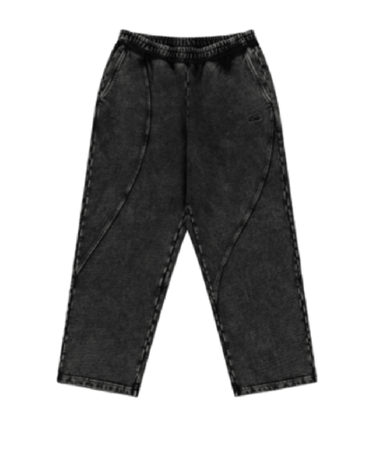 Cyclone French Terry Pants Black Snow Washed