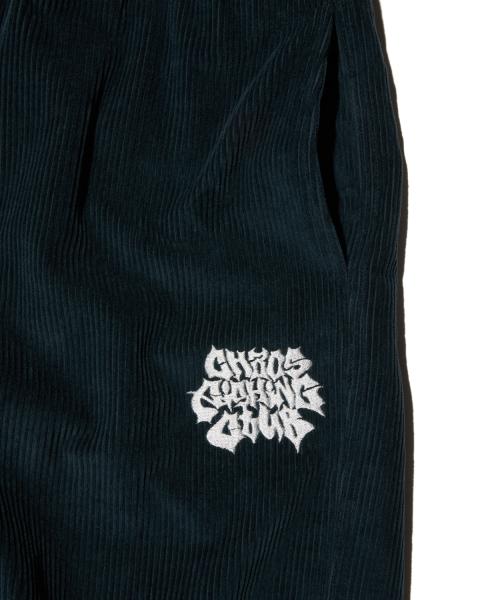 CFC-24AW-PT01 LETTER LOGO CORDUROYPANTS AOKO GREEN