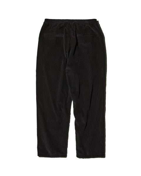 CFC-24AW-PT01 LETTER LOGO CORDUROY PANTS BLACK