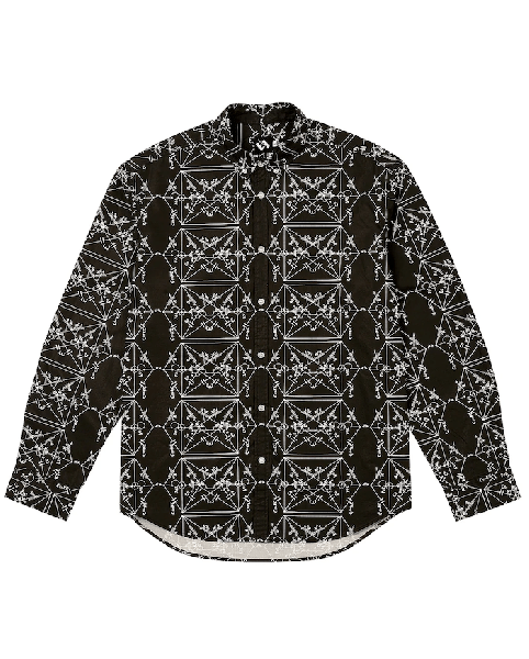 TTT12SHT001 TTT ENVELOPES ALL OVER PRINT SHIRT	BLK