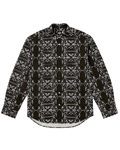 TTT12SHT001 TTT ENVELOPES ALL OVER PRINT SHIRT	BLK