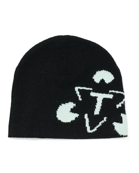 TTT12BN001 TTT CUFF BEANIE BLACK / BLUE