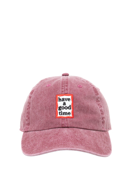 FRAME PIGMENT DYED CAP STONE RED