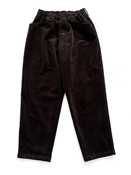 Brushed Lining Cords Slacks BROWN