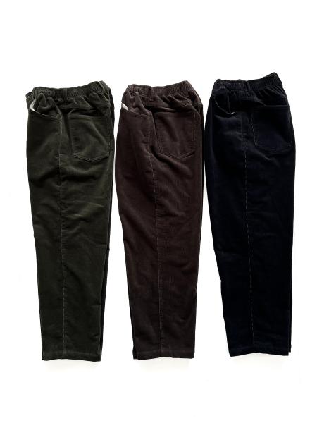 Brushed Lining Cords Slacks BROWN