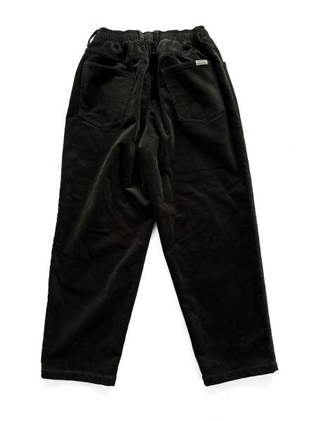 Brushed Lining Cords Slacks DARK GREEN