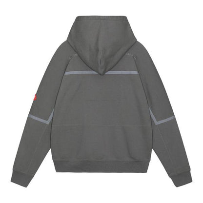 CES24CS07 TAPED CUT HEAVY HOODY CHARCOAL