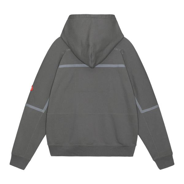 CES24CS07 TAPED CUT HEAVY HOODY CHARCOAL