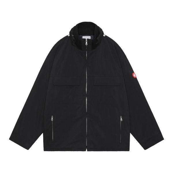 CES24JK08 CN RIB COLLAR ZIP JACKET