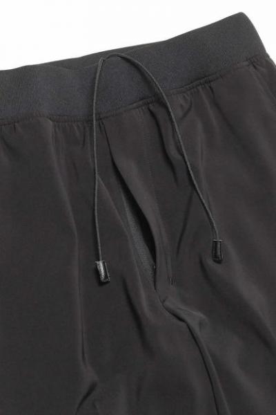 2222-CP05-098 RIBBED EASY PANTS BLACK