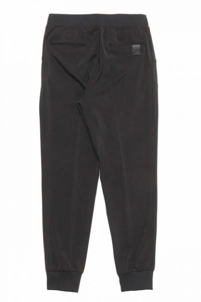 2242-CP05-095 RIBBED EASY PANTS BLACK