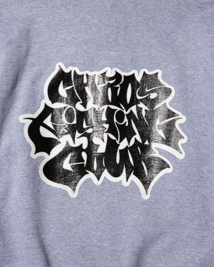 CFC-24AW-CUT03 LETTER LOGO HOODIE GRAY