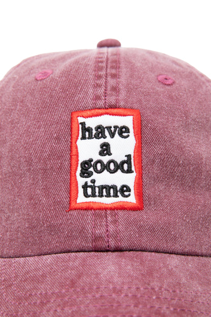 FRAME PIGMENT DYED CAP STONE RED