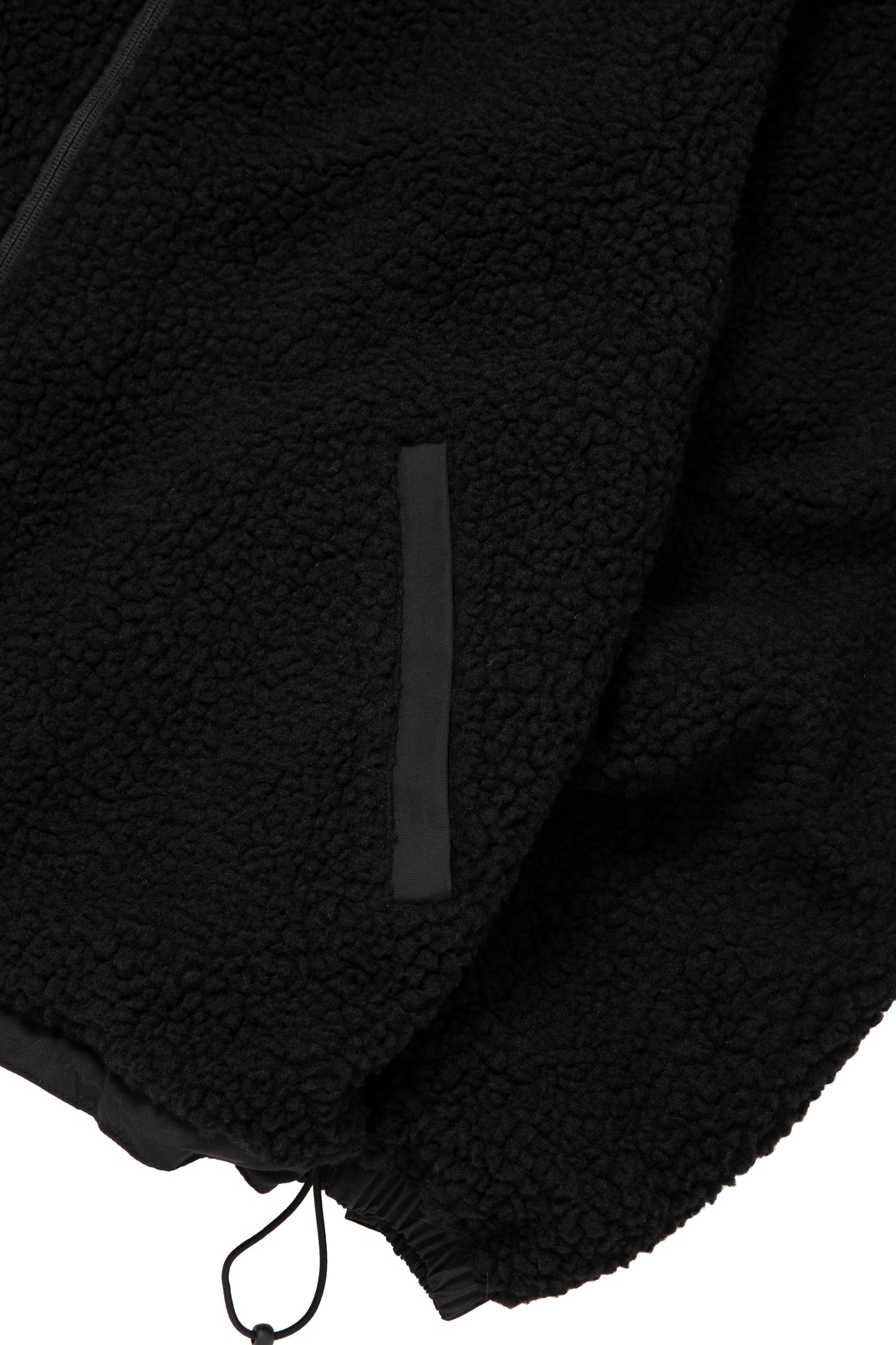 PLAYBALL LOGO REVERSIBLE BOA JACKET BLACK