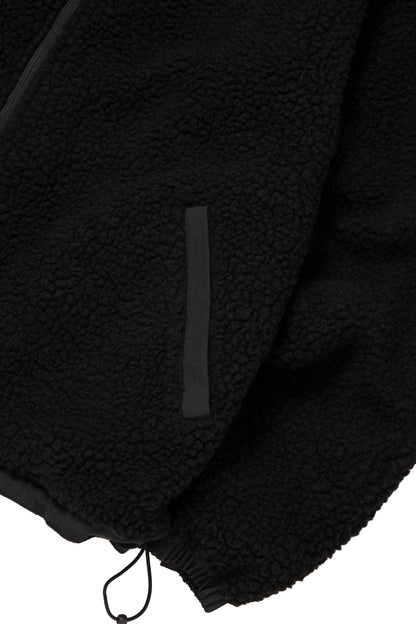 PLAYBALL LOGO REVERSIBLE BOA JACKET BLACK