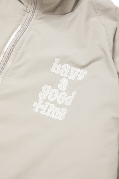 PLAYBALL LOGO REVERSIBLE BOA JACKET BEIGE