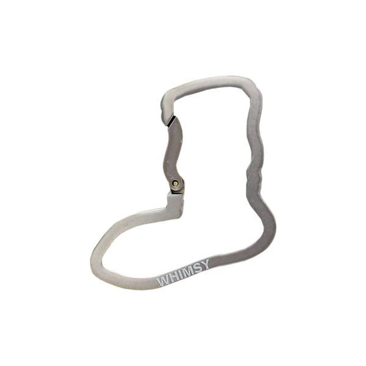 Socks Logo Carabiner Silver