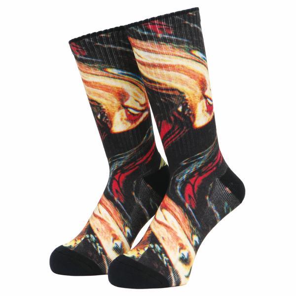 Printed Collerge Socks ①