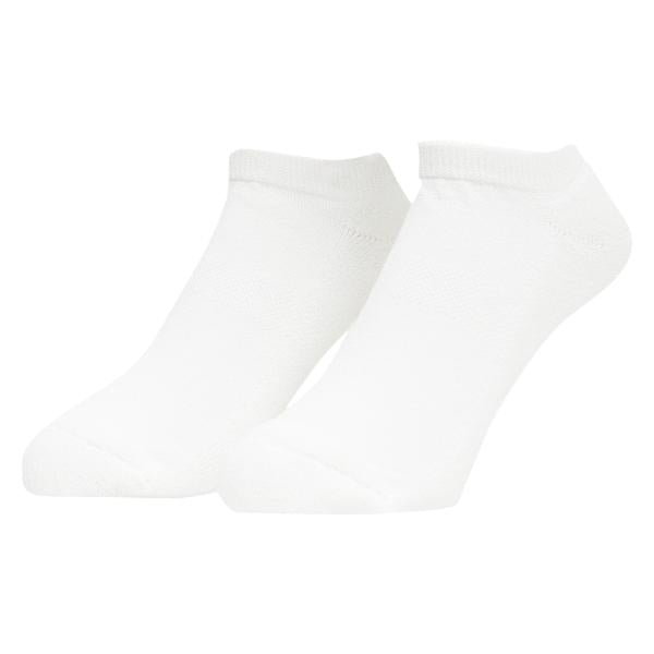 Washi No Show Socks White