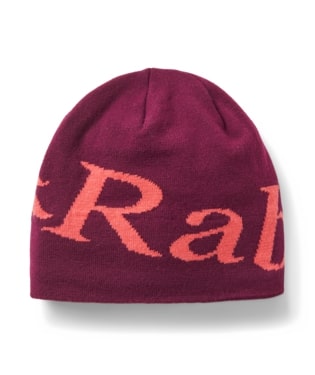 QAB-39 Logo Beanie Mulberry/Hibiscus