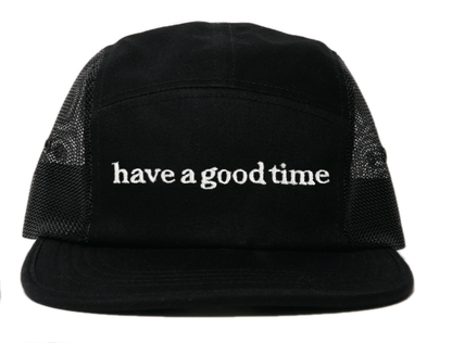 SIDE LOGO EMB MESH JOCKEY CAP BLACK