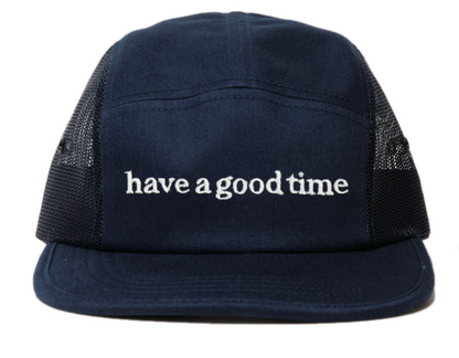 SIDE LOGO EMB MESH JOCKEY CAP NAVY