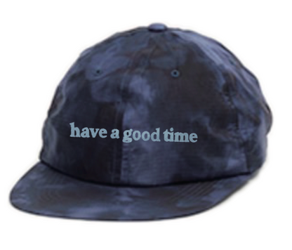 SIDE LOGO REFLECTIVE PRINT TIE DYE CAP NAVY
