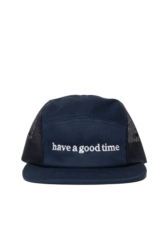 SIDE LOGO EMB MESH JOCKEY CAP NAVY