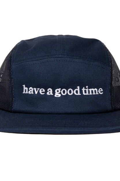 SIDE LOGO EMB MESH JOCKEY CAP NAVY