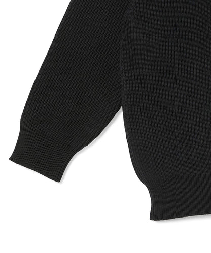 2252-KT06-043 / CREWNECK KNIT BLACK